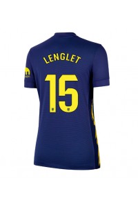 Atletico Madrid Clement Lenglet #15 Fotballdrakt Borte Klær Dame 2025-26 Korte ermer